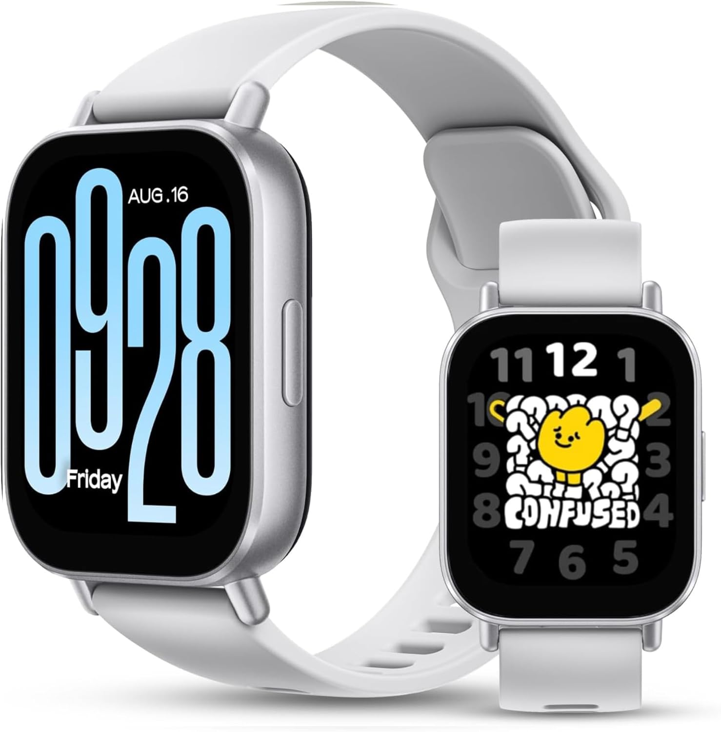 Xiaomi Redmi 5 Active Smart Watch, Step Counter Sport Watch for Women Men with 2″ LCD Large Display, 140 Sports Modes, 5ATM Waterproof (Active-Matte Silver)