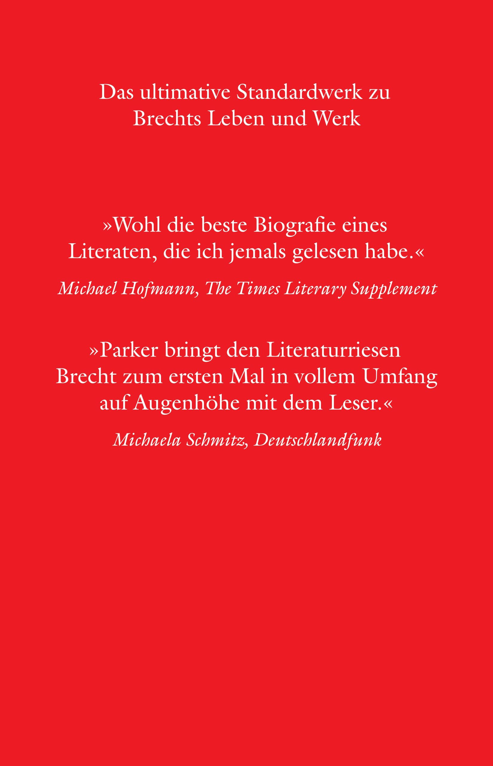 Bertolt Brecht: Eine Biographie | Das ultimative Standardwerk zu Leben und Werk