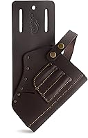 Vista 3 de OX Portacuchillos de cuero profesional para cinturón, bolsa de funda de cuchillo utilitario, soporte para cortador de caja, funda para cinturones