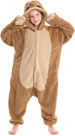 ATOZ Onesie for Kids, Animal Pajamas Halloween Cosplay Costume Girls Boys