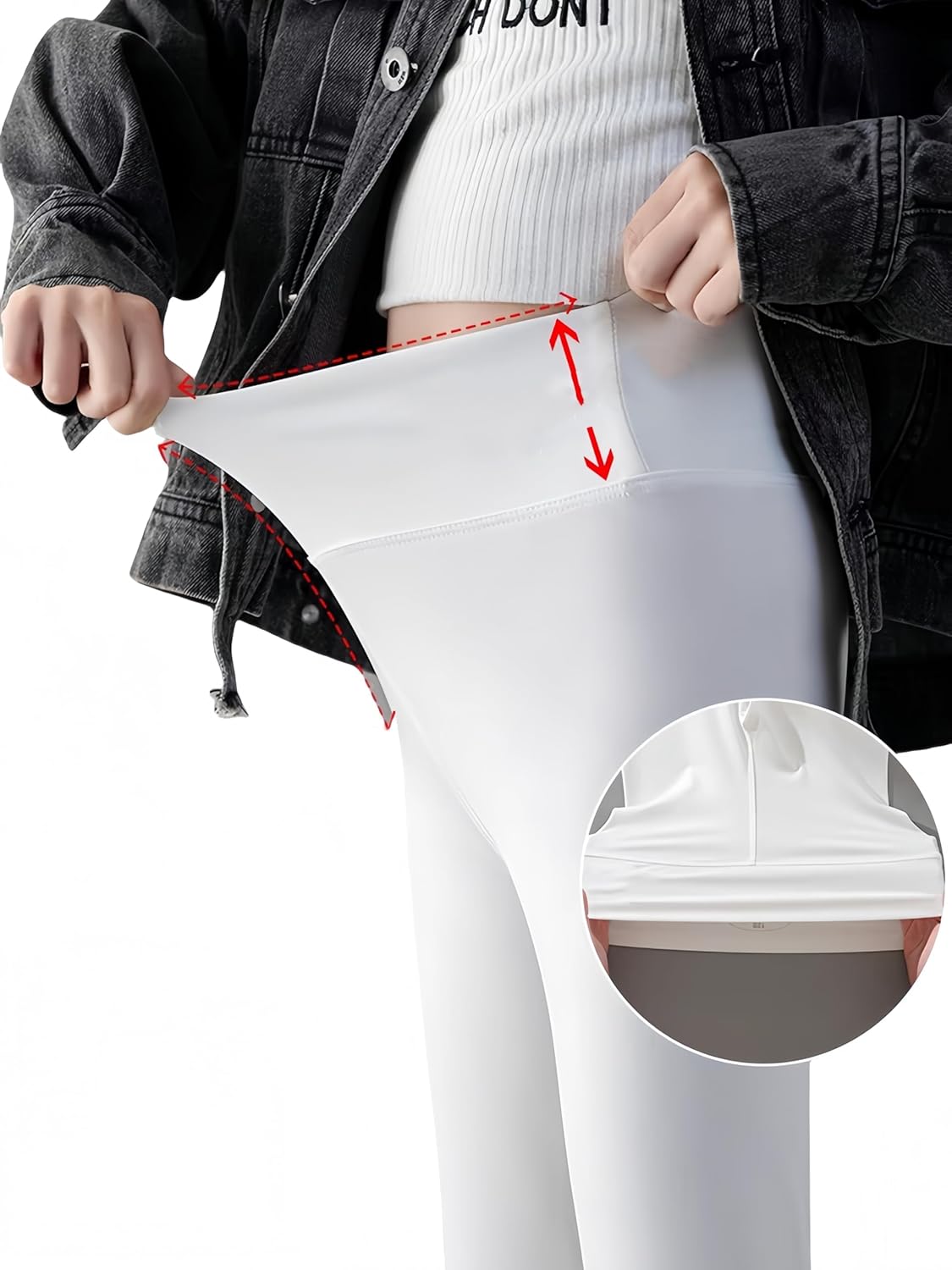 Girls Athletic Leggings High Waist Yoga Pants Dance Running Sports Tights - Image 5