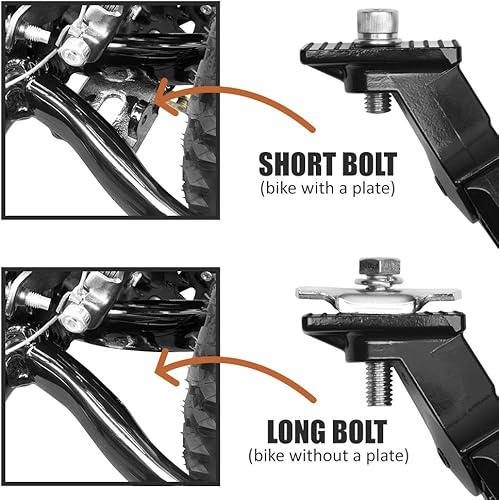 Miniatura 2 de BV Adjustable Bicycle Bike Kickstand with Concealed Spring-Loaded Latch