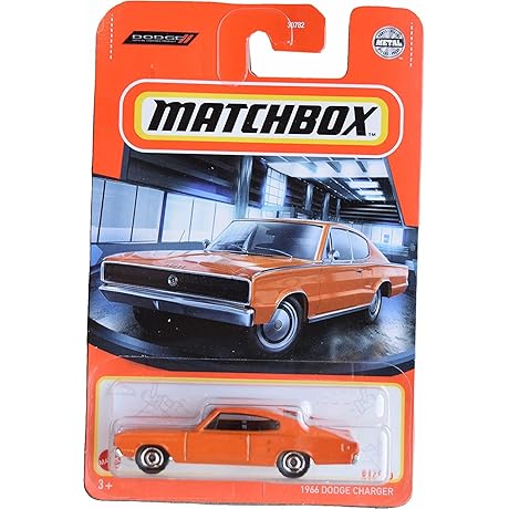 Dukes of Hazzard Collectible: Matchbox 2022 1966 Dodge Charger [Orange]