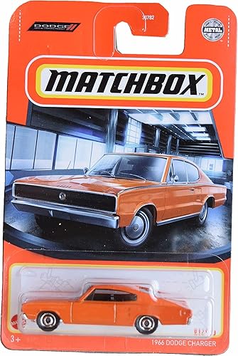 Caja de cerillas Dodge Charger 2022 - 1966 [naranja] 51/100