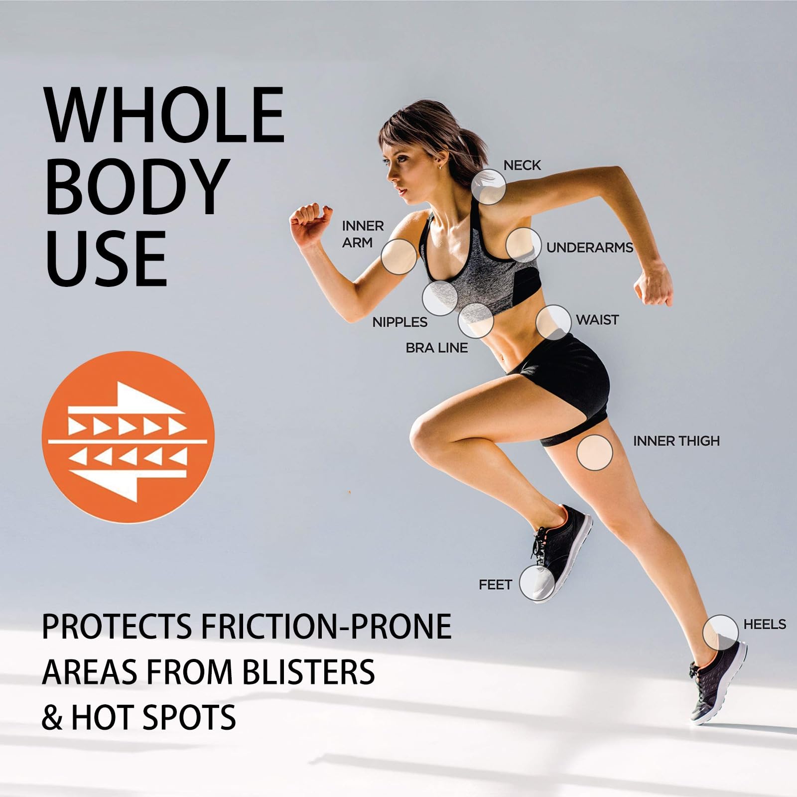 HIVETZ 2PCS Anti Chafe Stick,Anti Chafing Cream,Anti Friction Cream,Anti Chafe Balm,Glide Anti Chafing Stick,Anti Friction Stick,Thigh Rescue Anti Chafe Balm,Thigh Prevention Cream for Women - Image 4
