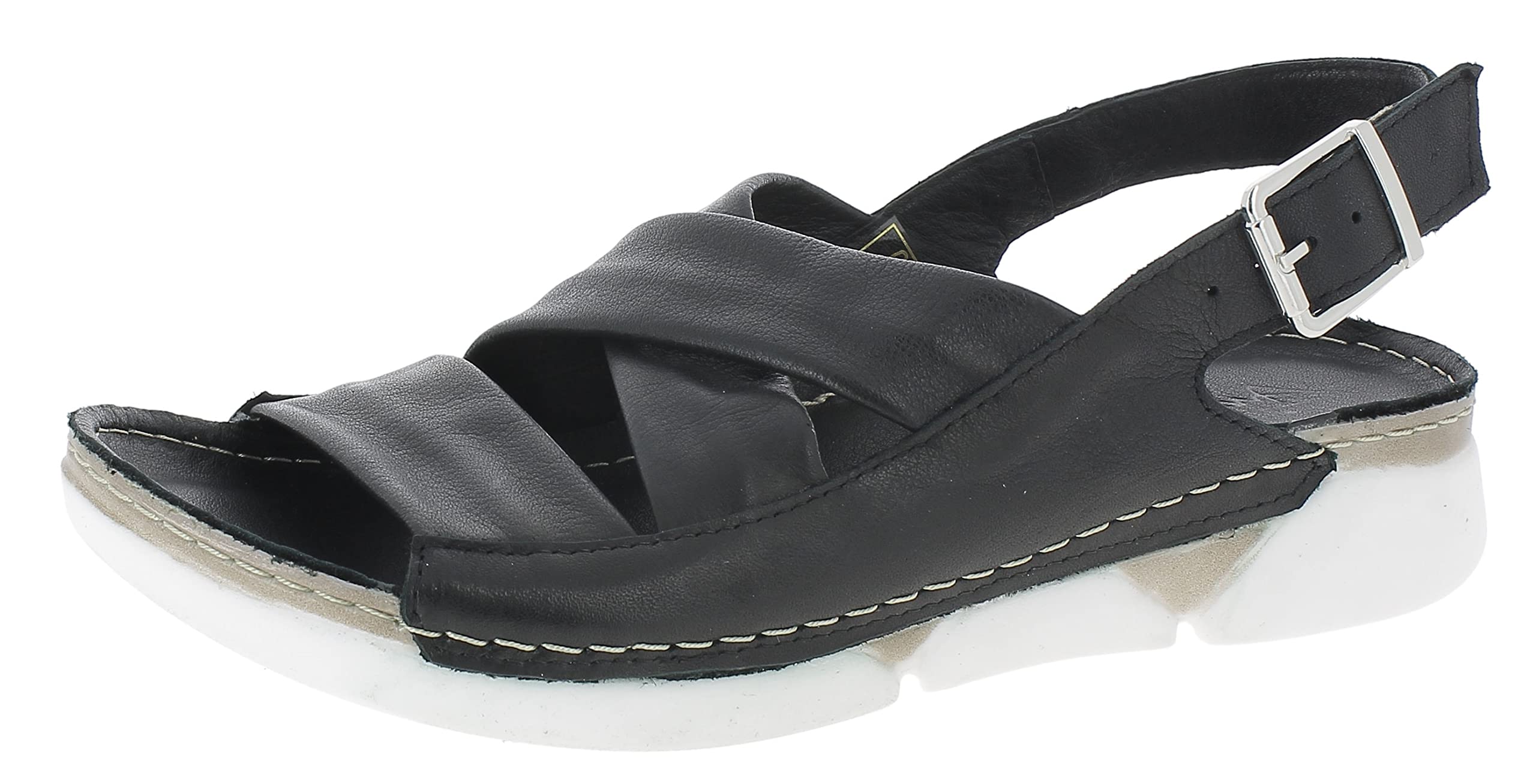 Andrea Conti Women's Sandals, Black, 40 EU, Schwarz, 8 UK