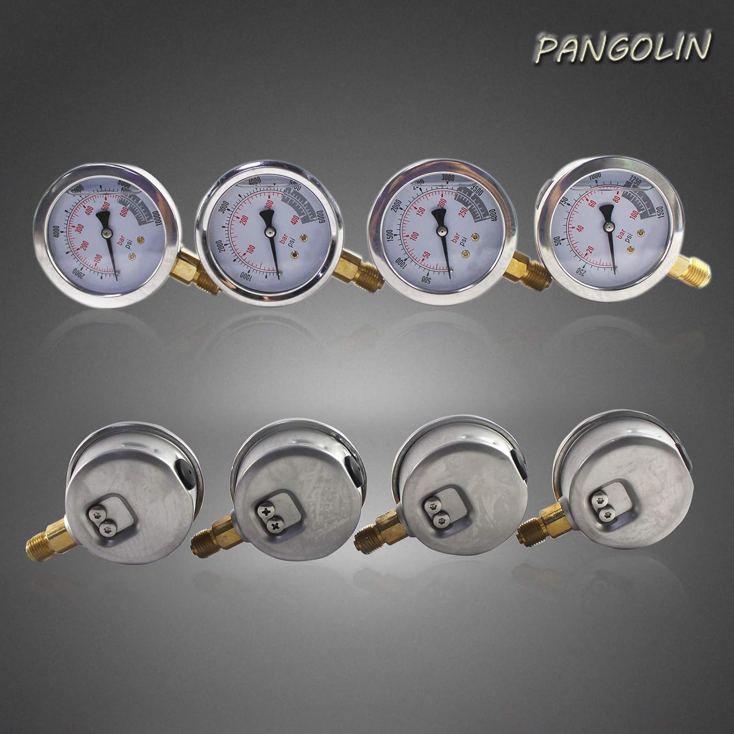 Bеѕt Cуbеr Dеаlѕ 🔥 PANGOLIN Upgrade Vesion Hydraulic Pressure Test Kit Hydraulic Gauge Kit 10/25/40/60MPa 600BAR 9000PSI Max with 13 Test Couplings for Komatsu Excavator Construction Machinery