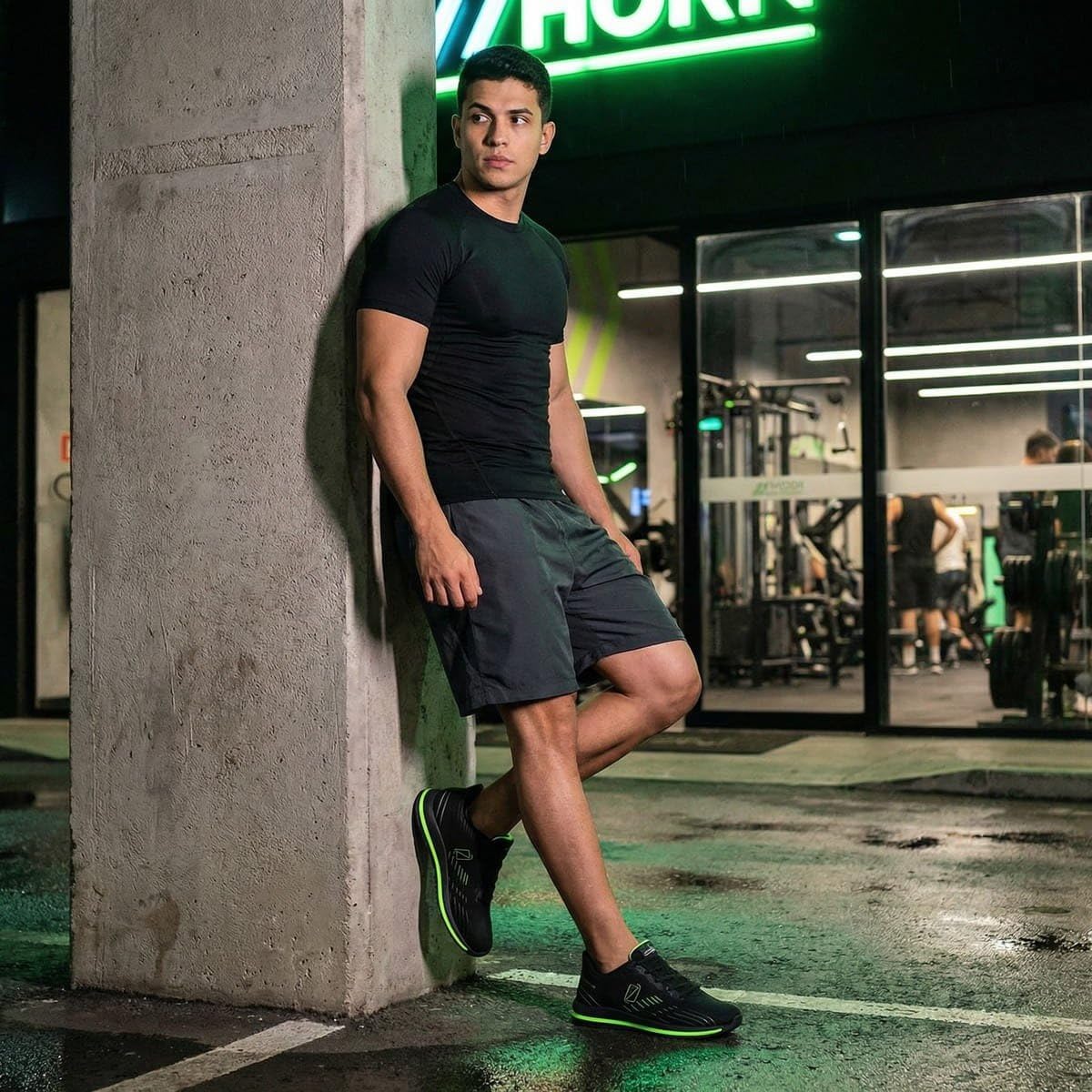 Tênis Masculino Esportivo Confortável e Super Leve para Treino Caminhada e Corrida