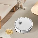 Mini Robot Vacuum for Car, Small Automatic Robot Vacuum Cleaner, Sweeping Machine for Cars and Small Place