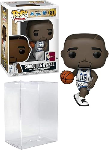 Shaquille O'Neal Orlando Magic Home Jersey #81 Pop Sports NBA Legends figura de acción (incluye protector Ecotek Pop para proteger la caja de