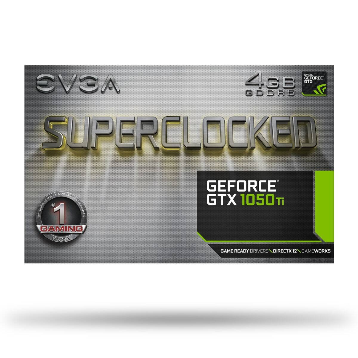 Evga Geforce Gtx 1050 Ti Sc Gaming 4gb Gddr5 7008mhz Desertcart