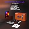 Quad-Core Android TV Box 2026, 4GB+64GB, 8K UHD Display, 2.4G/5G Dual Band Wi-Fi & Bluetooth, HDMI/USB Ports, Mini Wireless Keyboard Included for Streaming & Gaming