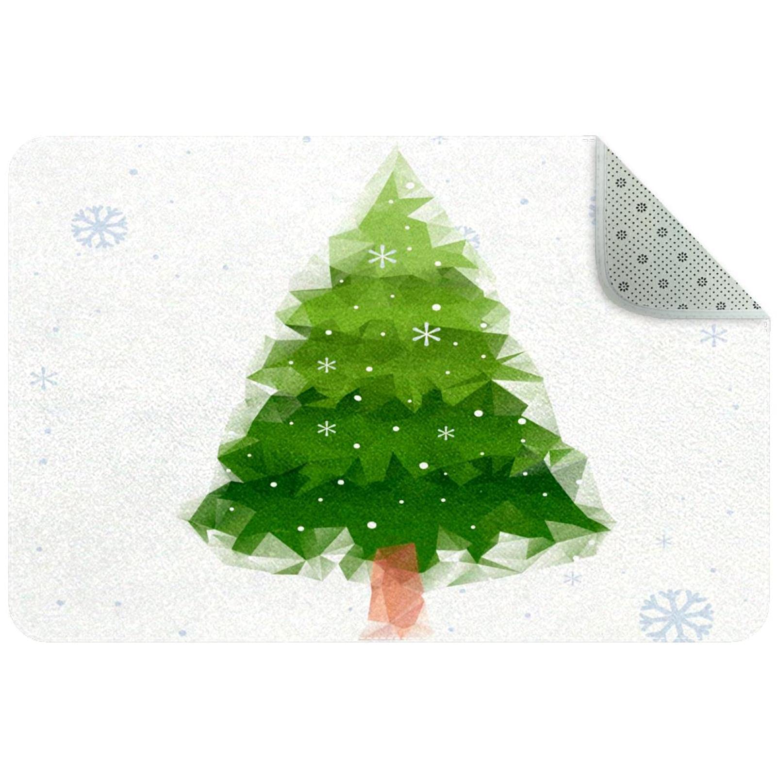Alfombra de Navidad superabsorbente y antideslizante para entrada
