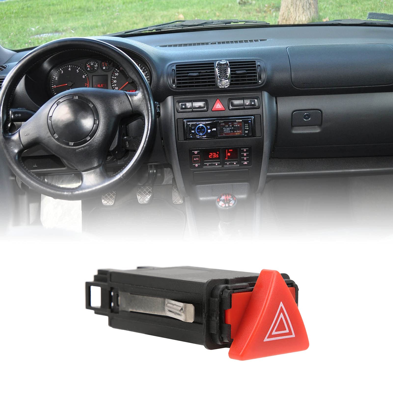 Interruptor De Luz Intermitente De Advertencia De Peligro, Fydun 8L0941509J Modificación Reemplazo Para A3 8L1 1996-2003 popular
