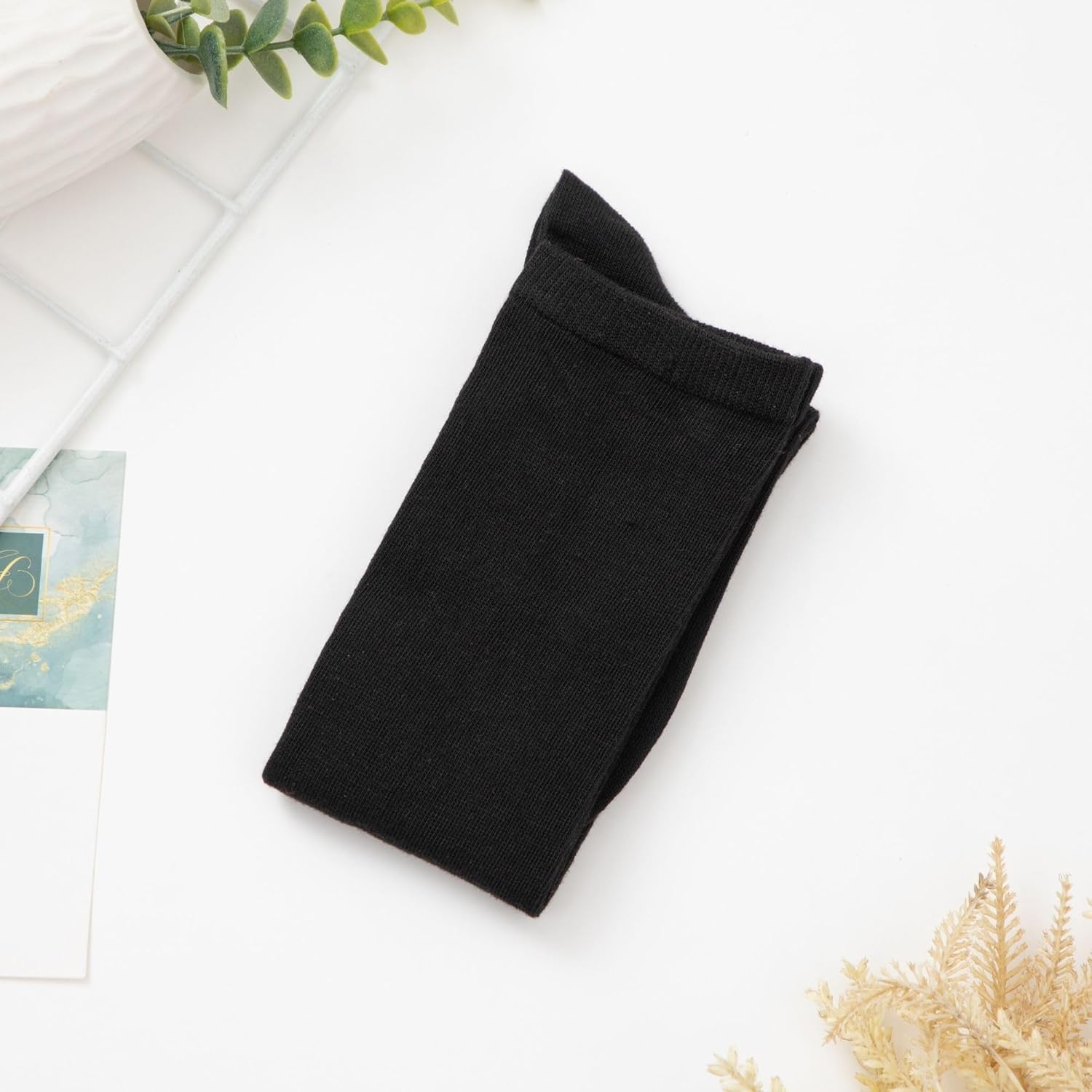 Knee High Socks for Women, Long Tall Knee Tube Socks - Image 3