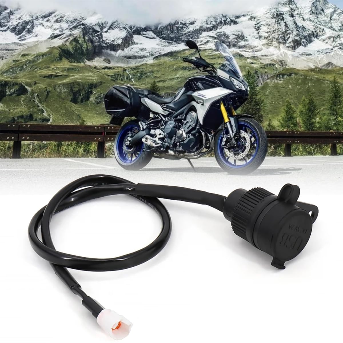Adaptateur de chargeur Double USB pour moto, 12V, pour Yamaha Tracer MT-07 MT-09 SP FZ-09 FZ-07 Tracer XSR 700 900, accessoires de moto