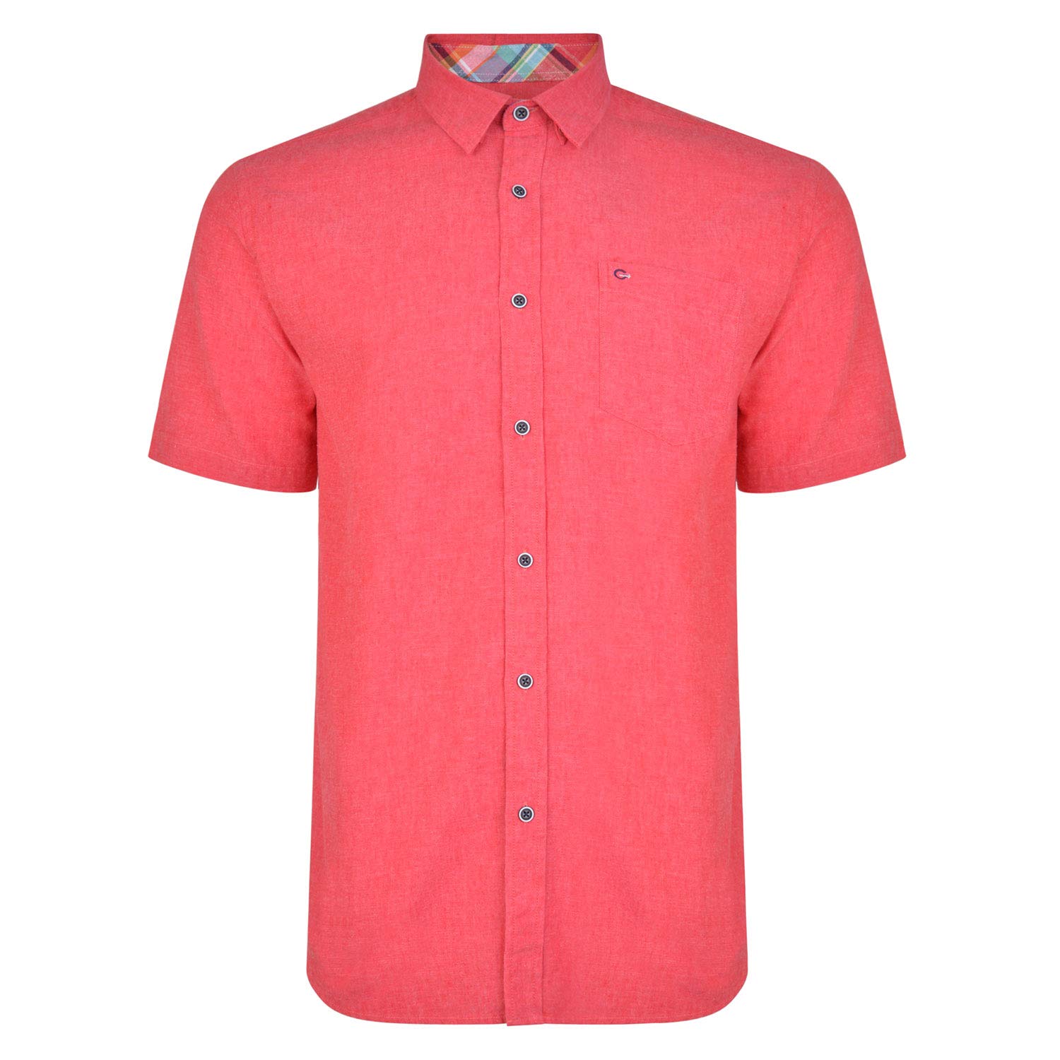 Peter Gribby Short Sleeve Linen Rich Shirt