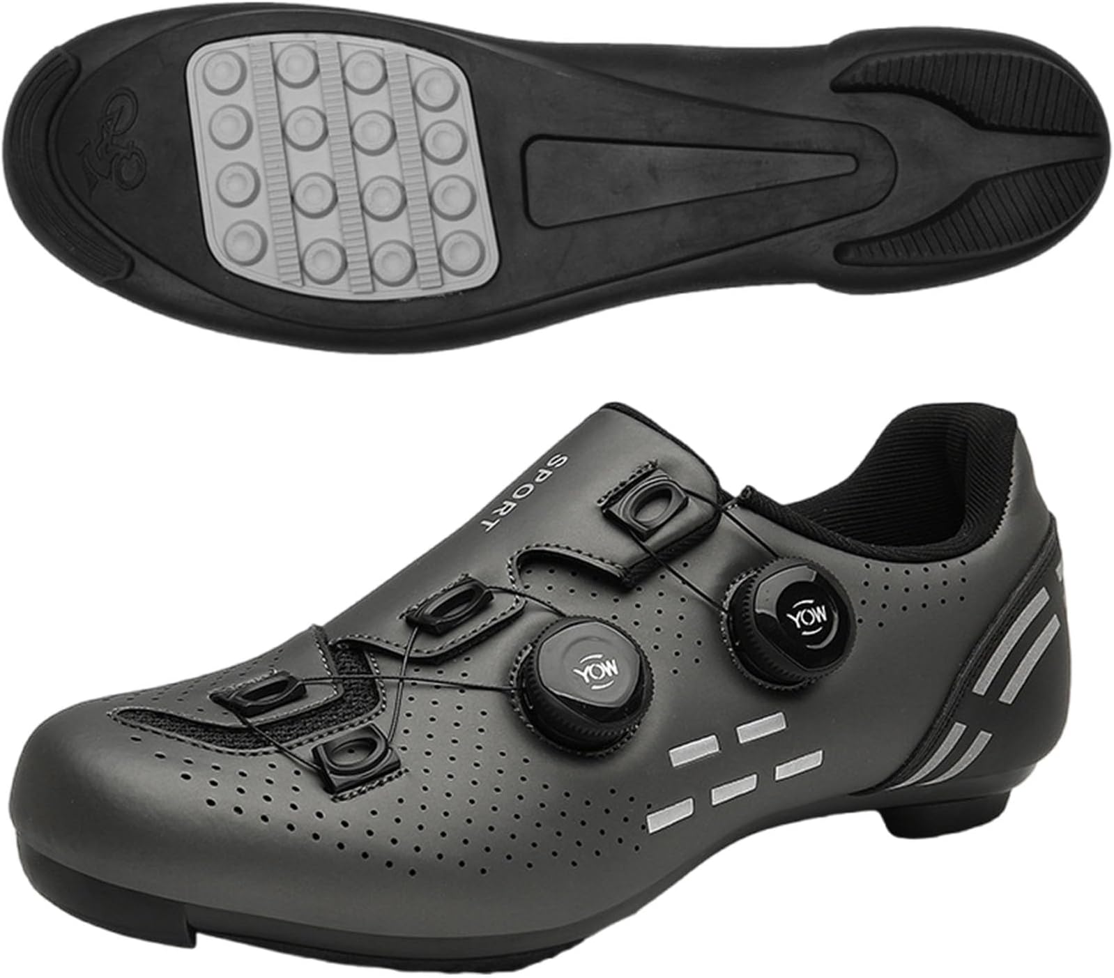 Adult Cycling Shoes,Cycling Spin Shoes,Men'S Lockless Cycling Shoes,No Deformation,Low Top,Water Proof,Youth Outdoor Cycling Shoes