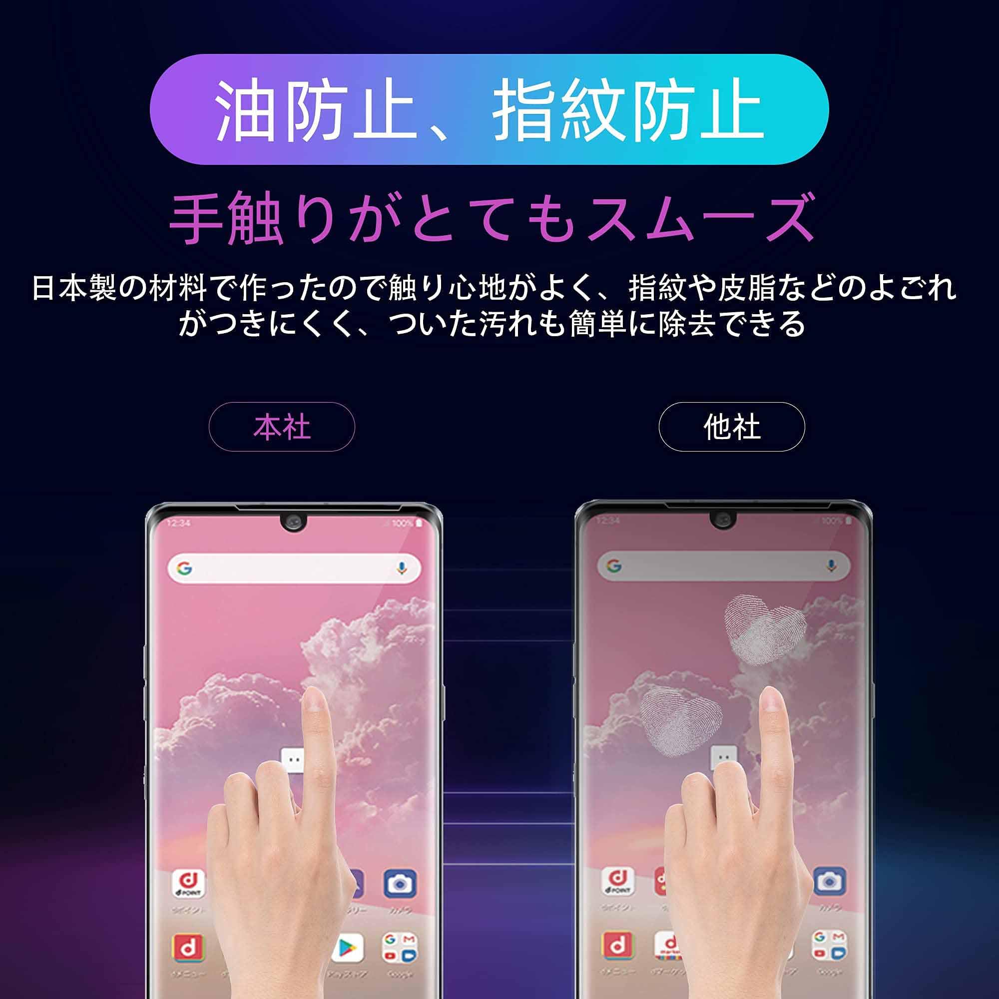 Amazon.co.jp: 【2枚セット】for LG VELVET L-52A ガラス