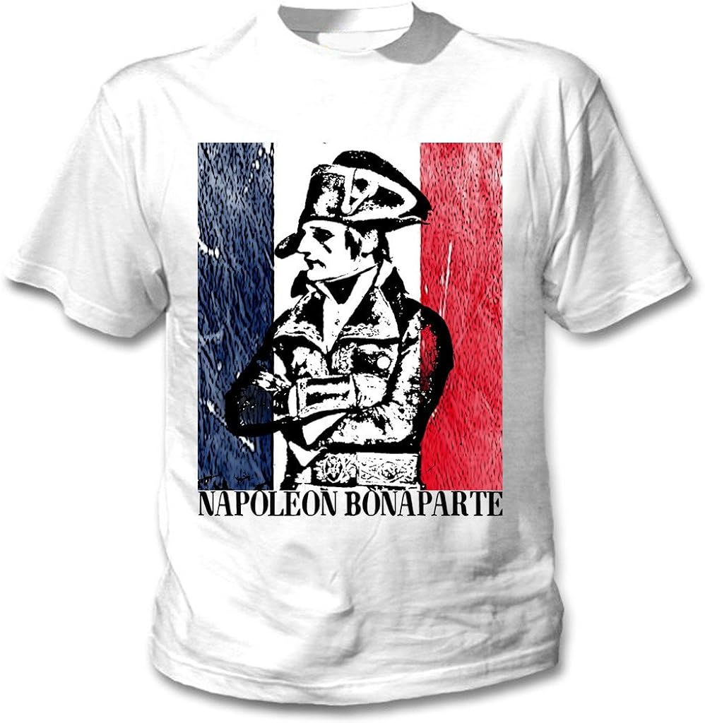teesquare1st Men's Napoleon Bonaparte 2 White TShirt Amazon.fr Mode