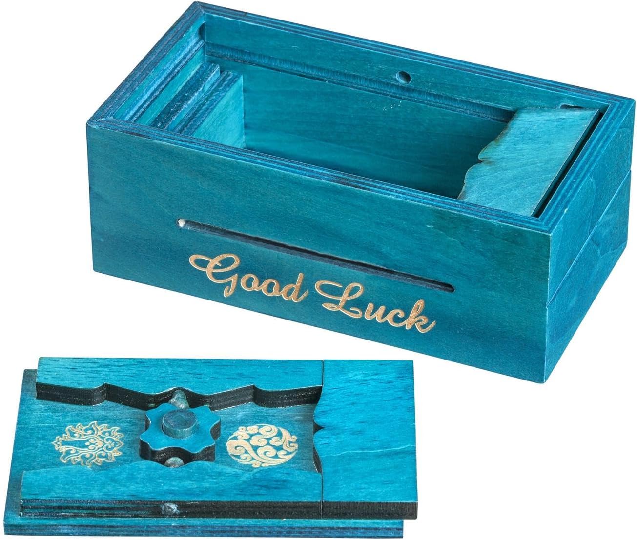 Philos 5527 Puzzle Game Greek Secret Box, Turquoise