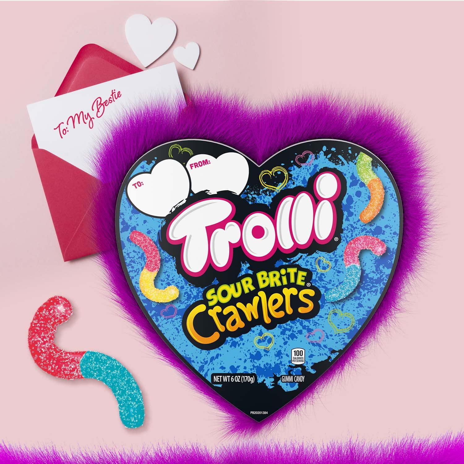 Amazon.com : Trolli Sour Brite Crawlers Valentine's Day Heart