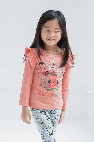 Miniatura 2 de CoComelon JJ Cody Nina - Conjunto de camiseta y leggings para bebés y niños pequeños