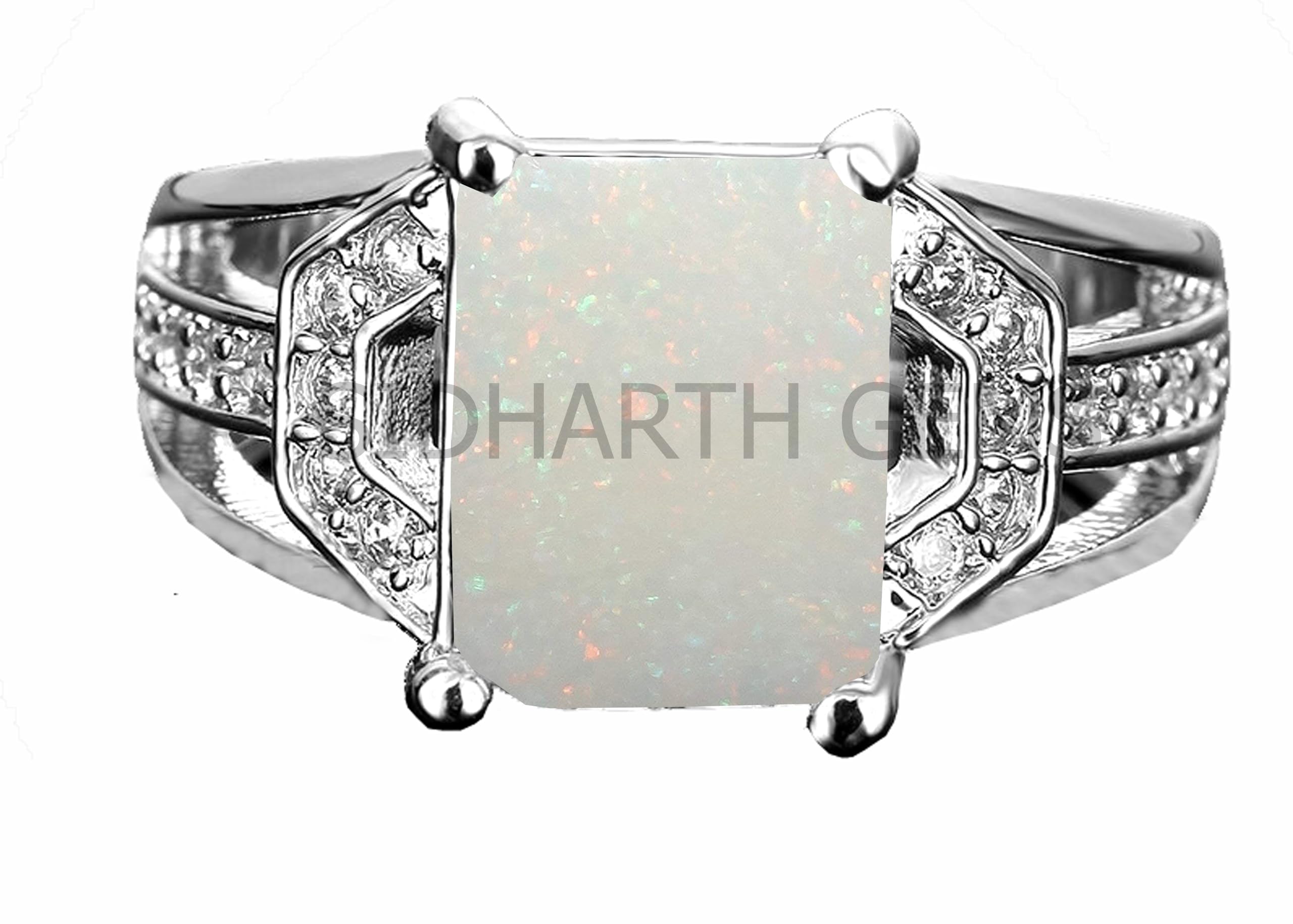 See full amazon price history chart for SIDHGEMS 6.00 Ratti Astrological Purpose Natural Australian AA++ Quality White Opal Gemstone Silver Plated Adjustable Ring for Men and Women SIDHGEMS 6.00 Ratti Astrological Purpose Natural Australian AA++ Quality White Opal Gemstone Silver Plated Adjustable Ring for Men and Women (B0CKBSPXMJ) Amazon Price History, Amazon Price Tracker