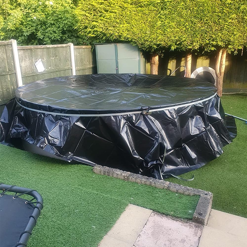 Telo per laghetto resistente ai raggi UV e agli strappi per laghetti da giardino, impermeabile, pellicola in PVC 3 x 10 m, ideale per giardini acquatici e cascate