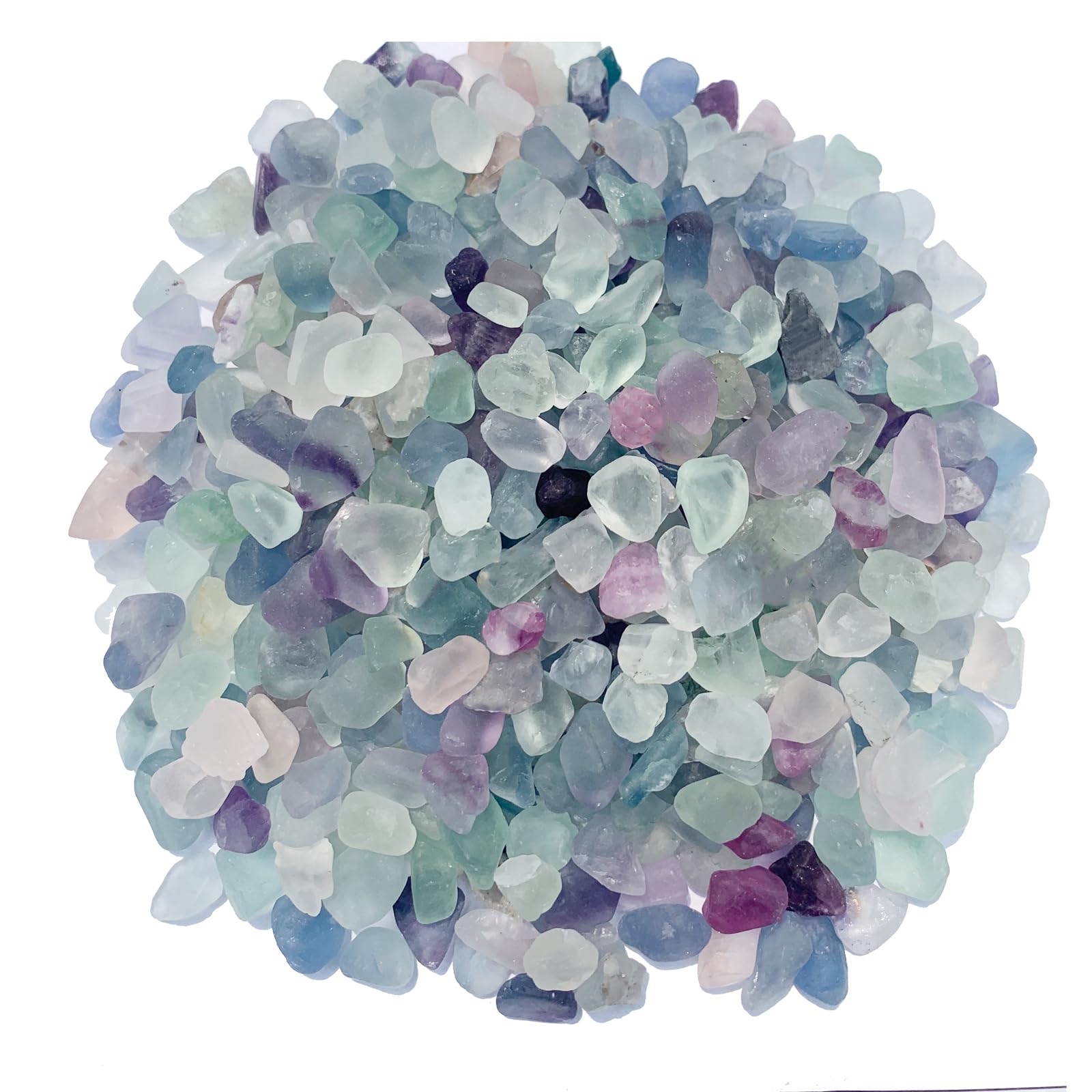 1 LB Small Crystals Rocks, Tumbled Chips Stone, Natural Quartz Crystals for Crafts, Pebbles for Indoor Plants, Decorative Stones for Vases, Succulents, Cactus
