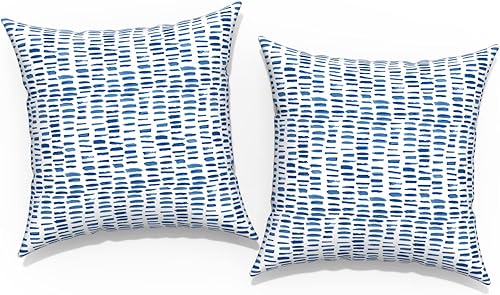 TWLEAR Juego de 2 fundas de almohada decorativas para exteriores de 18 x 18 pulgadas, fundas decorativas para muebles de patio, jardĂn, sofá, cama, TWLEAR Juego de 2 fundas de almohada decorativas para exteriores de 18 x 18 pulgadas, fundas decorativas para muebles de patio, jardĂn, sofá, cama,