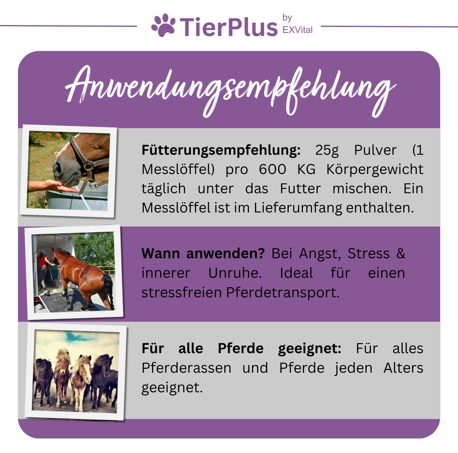 Nervenwohl Relax Pulver für Pferde, mit Mit Baldrian, Hopfen, Leinöl, Passionsblume, Ashwagandha, Johanniskraut & L-Tryptophan, 900g Dose, hochdosiert & mit Soforteffekt!