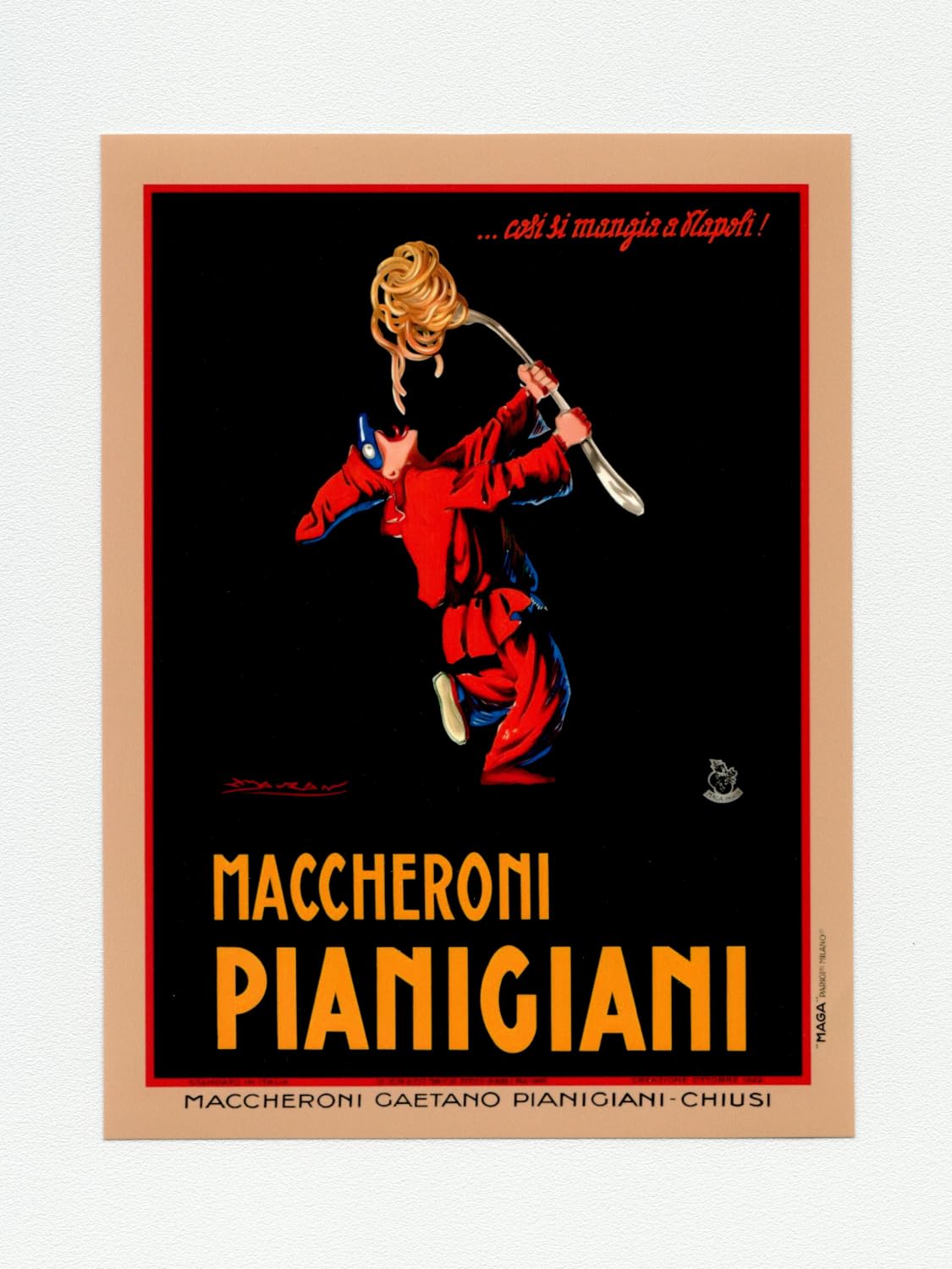 Amazon.com: Clown Eating Spaghetti Fork Pasta Maccheroni
