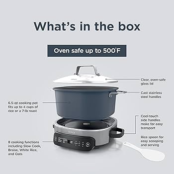 O*ん様 NINJA Everyday Possible Cooker MC11 Amazon.com: Ninja MC1101 Foodi Everyday Possible Cooker Pro, 8-in