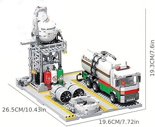 Miniatura 8 de General Jim's Chemical Laboratory Streetview City Modular Building Block Brick MOC Modelo o juego con accesorios para adolescentes o adultos.
