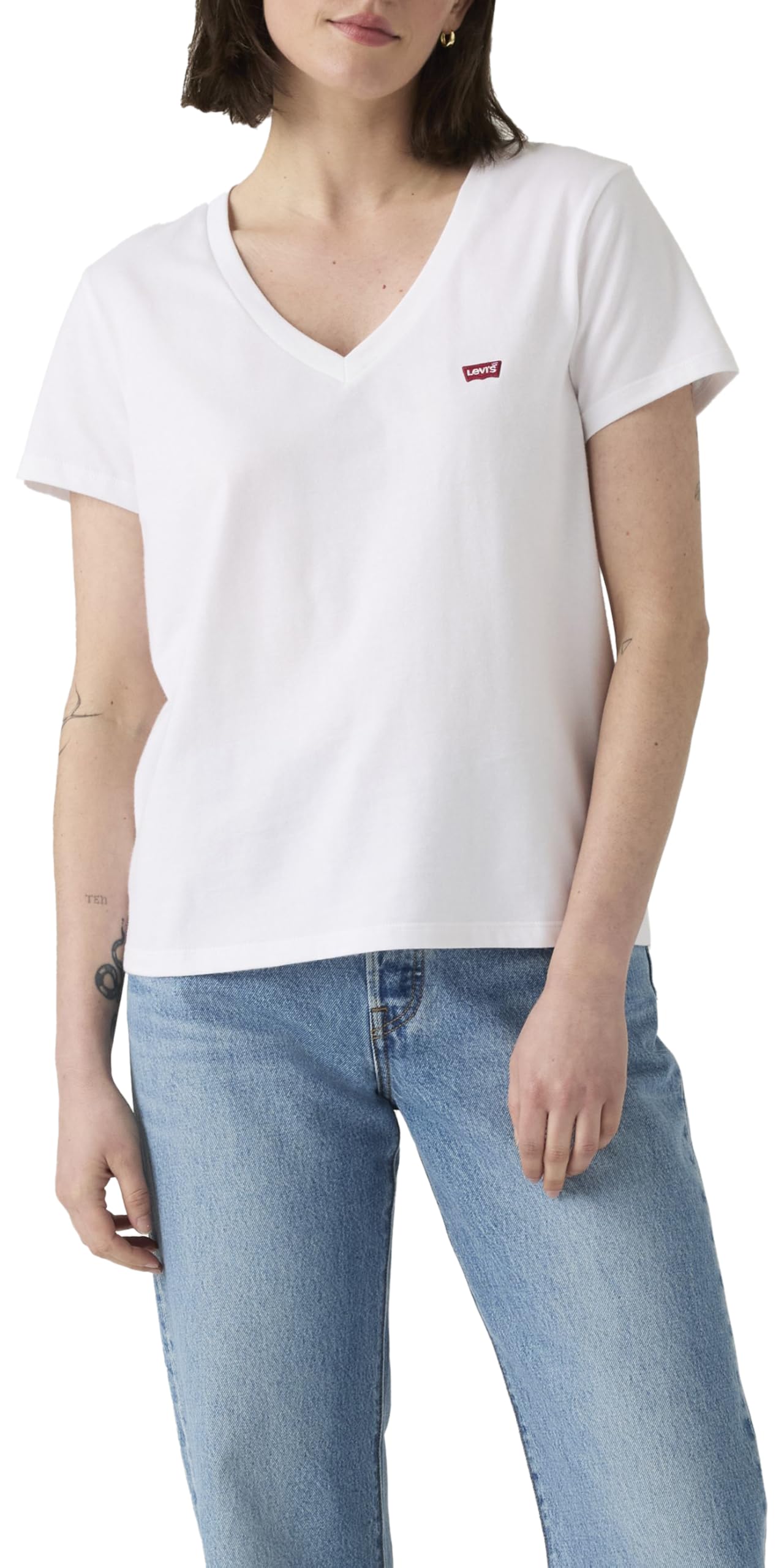 Levi'S 2pack Vneck Tees Camiseta Mujer (Pack de 2)