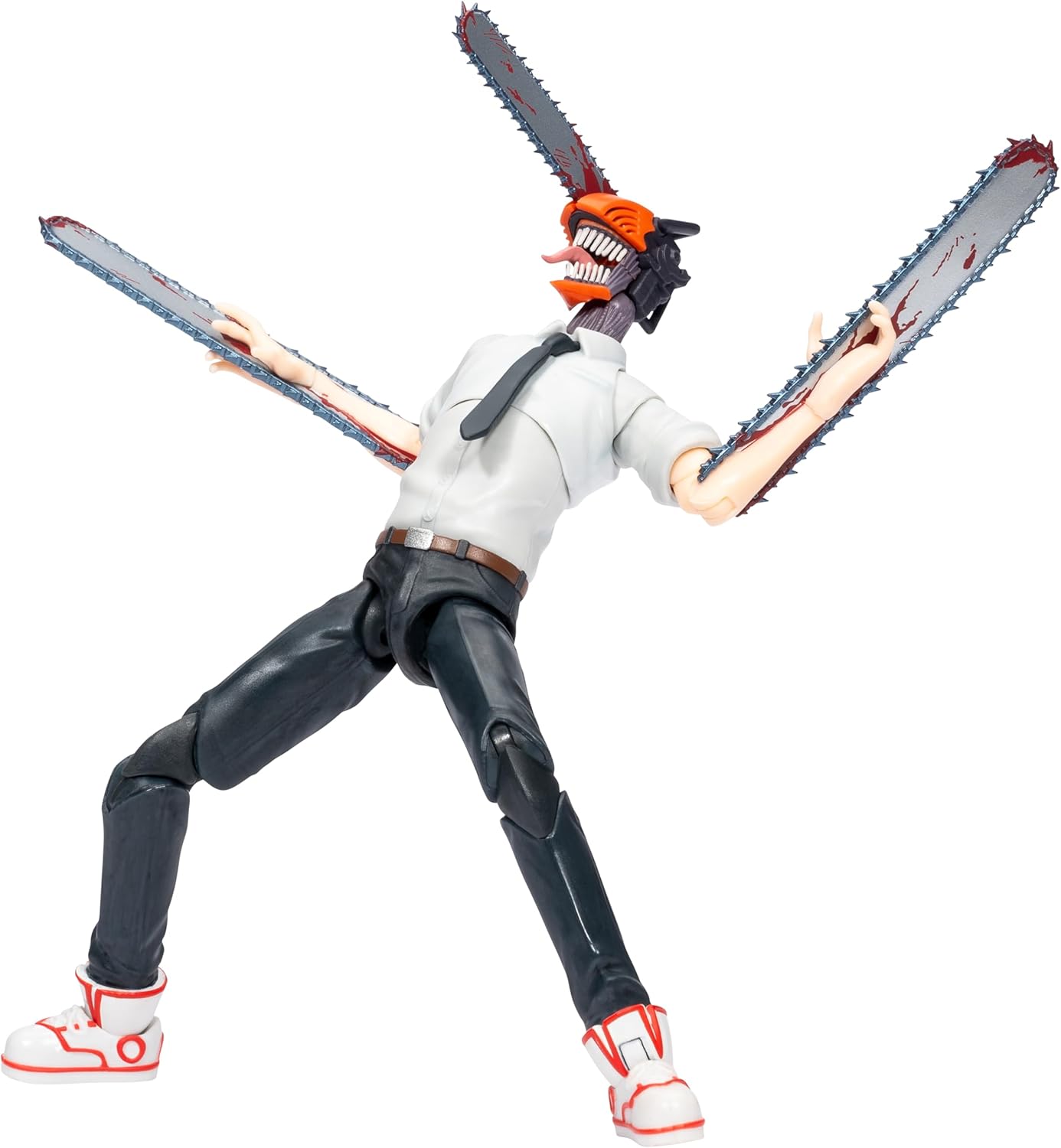 Total Anime Chainsaw Man - 6.5-Inch Figure with Alternate Head and Arms Plus Swappable Mouthpiece