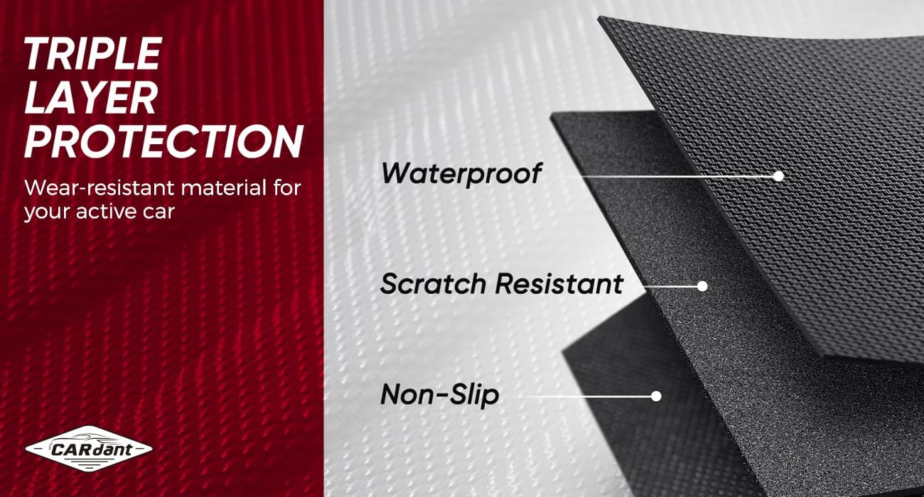 Floor Mats for Mazda MX5 Miata: 2016-2025 Custom Car Accessories, Fit for Fiat 124 Spider 2017 2018, All Weather Black Automotive Carpet Floor Liners for Miata MX-5 ND 2024 2023 2022 2021 2020 2019