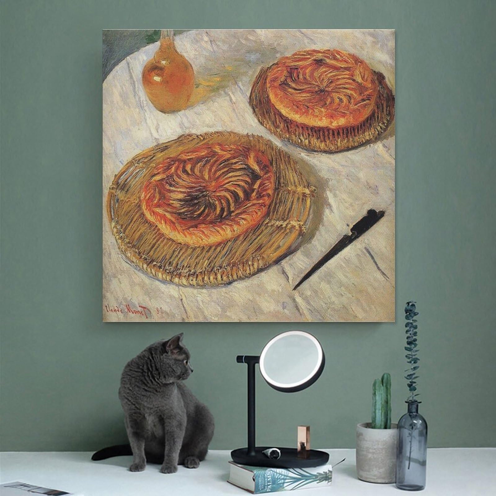 Amazon.co.jp: クロード・モネ（フルーツ·タルト）ポスター プリント