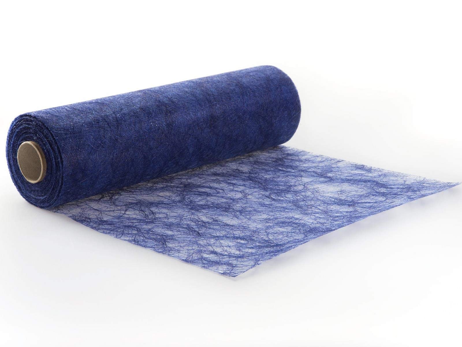 Protinam 7570 Dark Blue Synthetic Fibre Table Runner 5m