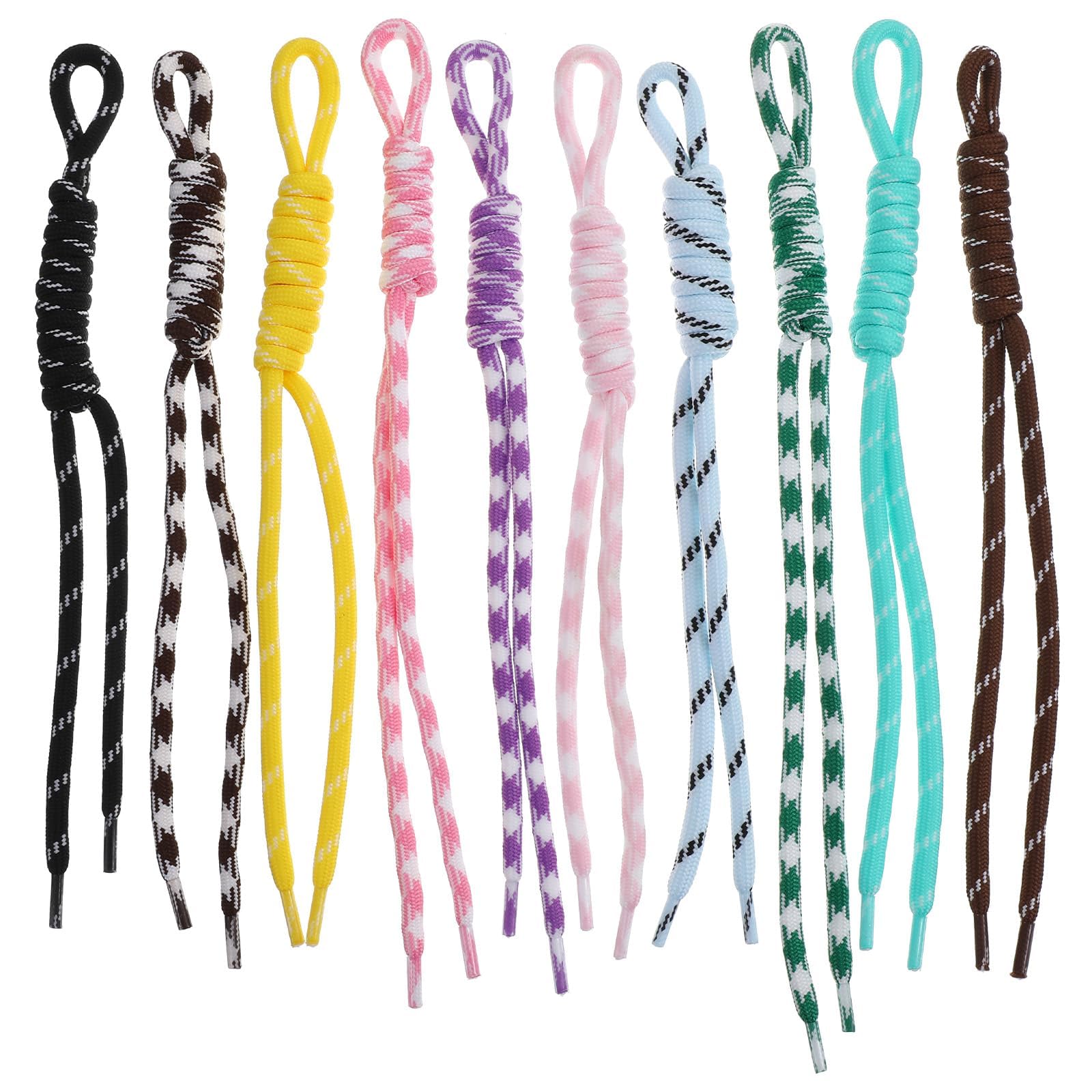 10-Piece Bag Charms for Handbags, Braided Rope Paracord Keychain Set, Y2K Backpack Accessories and Bag Decoration Accessories for Purses-image-9
