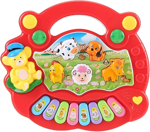 Juguete de piano educativo musical, juguetes musicales para el desarrollo del bebé para niños mayores de 3 años de edad, juguetes eléctricos,
