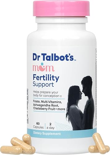Dr. Talbot's Mom Fertility Support Multi-Vitaminas - Ayuda a la ovulación y prepara el cuerpo para la concepción - 60 Cápsulas