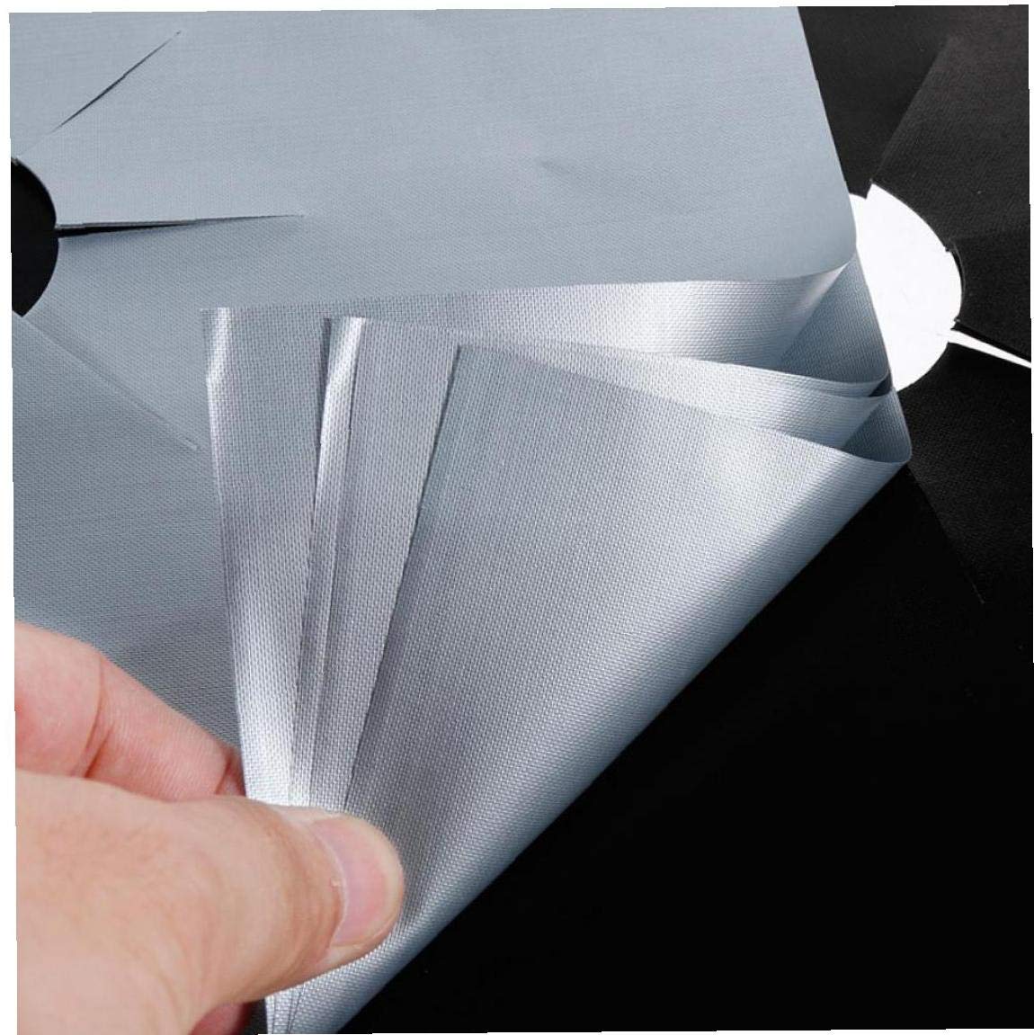 Aluminum Bruciatore Di Riutilizzabile Antiaderente Fornello A Gas Gamma Protector Rivestimento Foglio Protettore Universale Per Fornello A Gas, Pezzi 10.6*10.6" Nero - Foto 2
