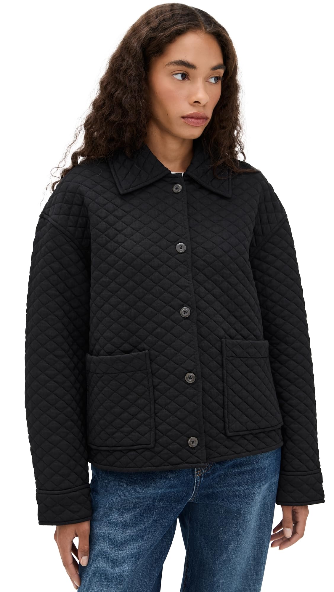 Vince Women's Quilted Collared Jacket
