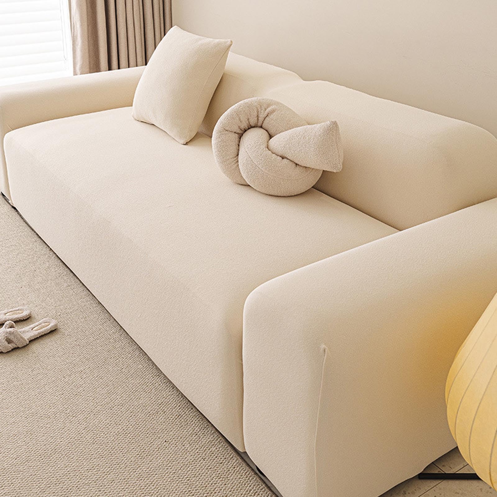 Velours en peluche pour canapé avec housse étanche et ultra douce