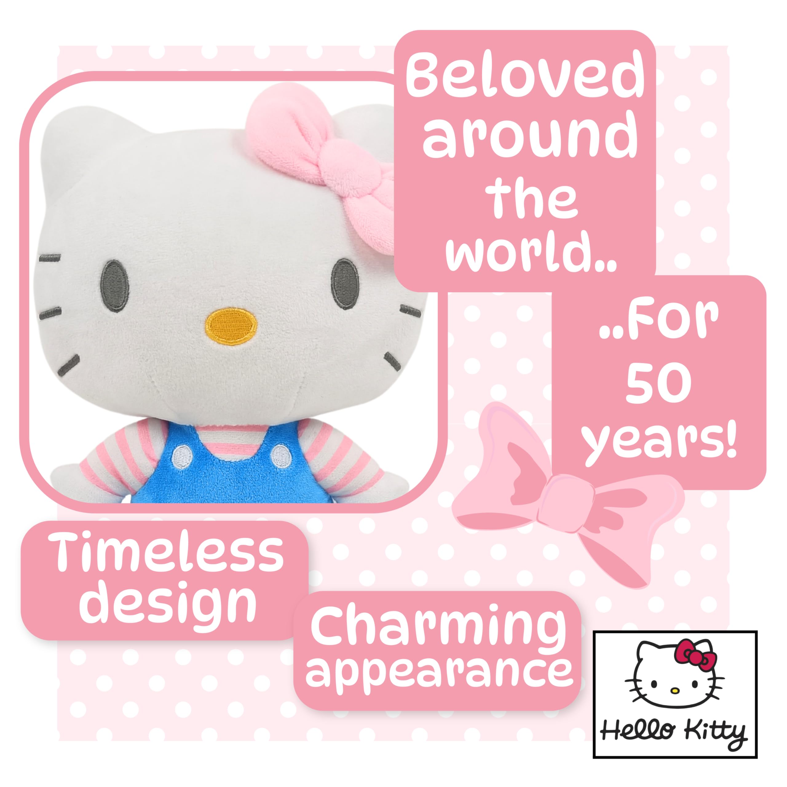 Simply Toys Official Hello Kitty Plush Doll 30cm, Blue, 30 centimeters - Image 4