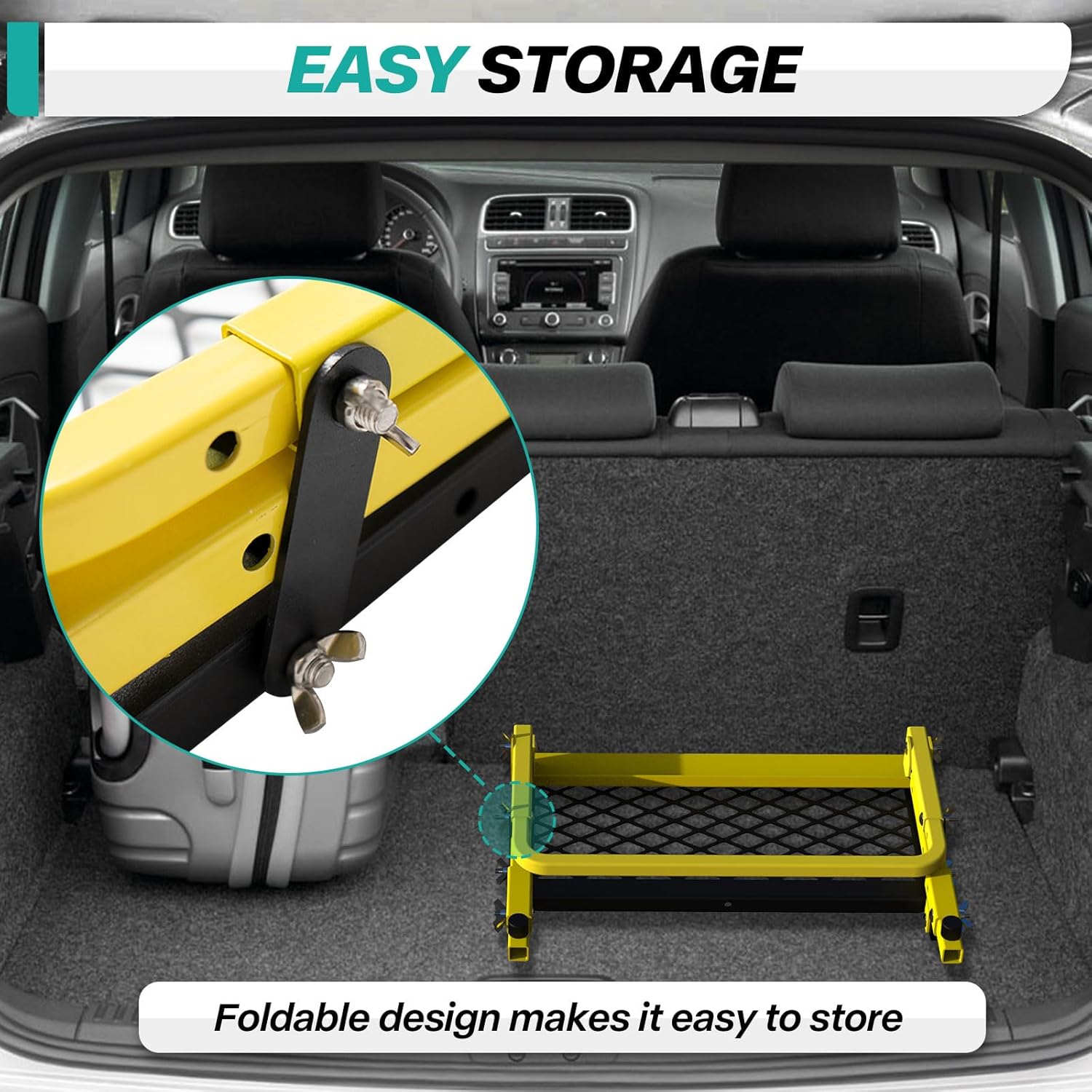 Upgraded Adjustable Tire Step for Truck, Pickup, SUV, RV, Heavy Duty Folding Wheel Step Tire Table Stool, Non-Slip, Load Capacity 350 LB