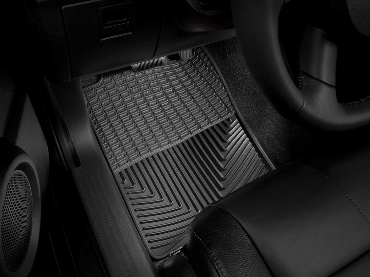 WeatherTech All-Weather Floor Mats for Ford Explorer, Explorer Sport - 1st Row (W11), Black