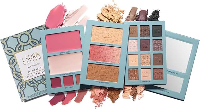 Laura Geller Beauty RSVP-Ready Big Night Out Full Face Travel Makeup Pal...